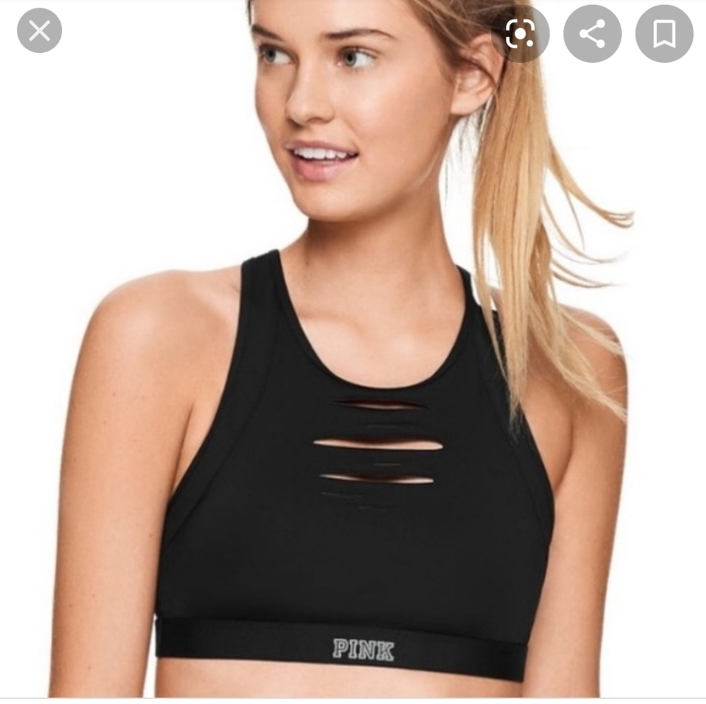 Victoria Secret PINK slashed sports bra
